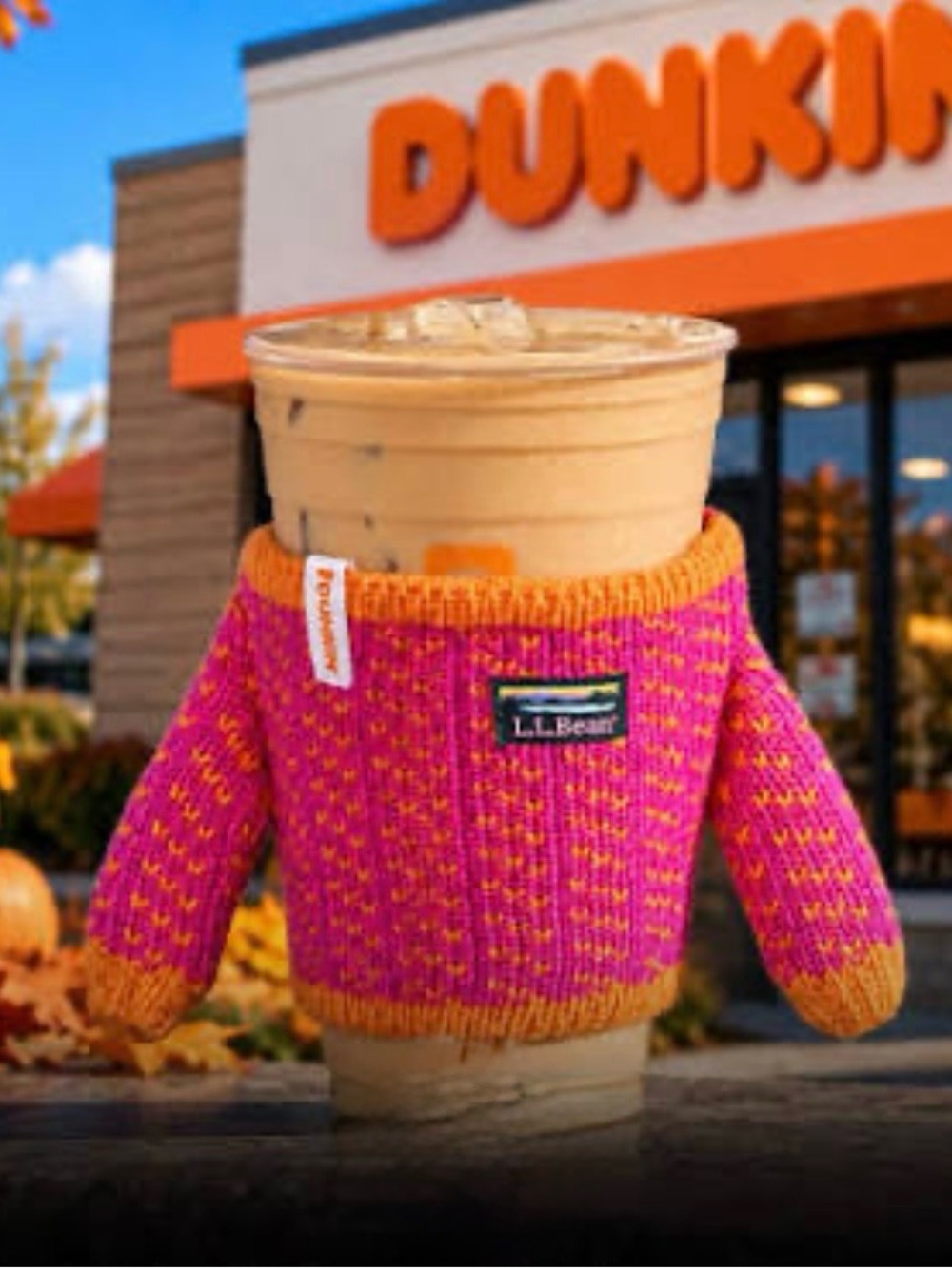 Dunkin Donuts x L.L. Bean Exclusive Cup Sweater - (Limited Edition)